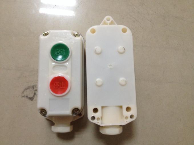 A prueba de explosiones plástico en del interruptor, interruptor de botón corrosivo anti